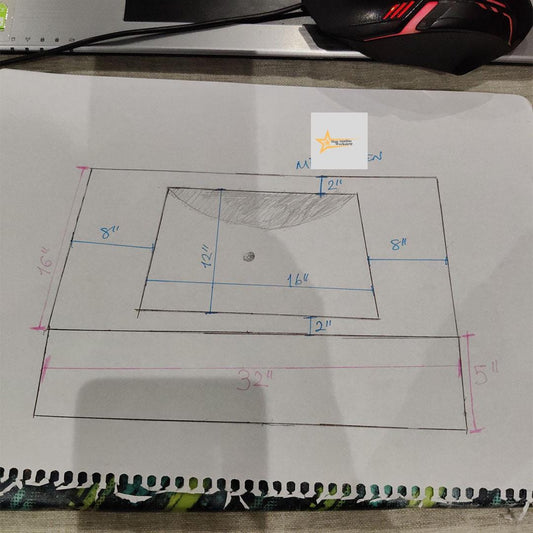 Calacatta Lilac Rectangular Sink, Wall Mounted Sink, Farmhouse Sink, Powder Room Sink, Calacatta Sink, Hand Carved Marble Sink, Sink