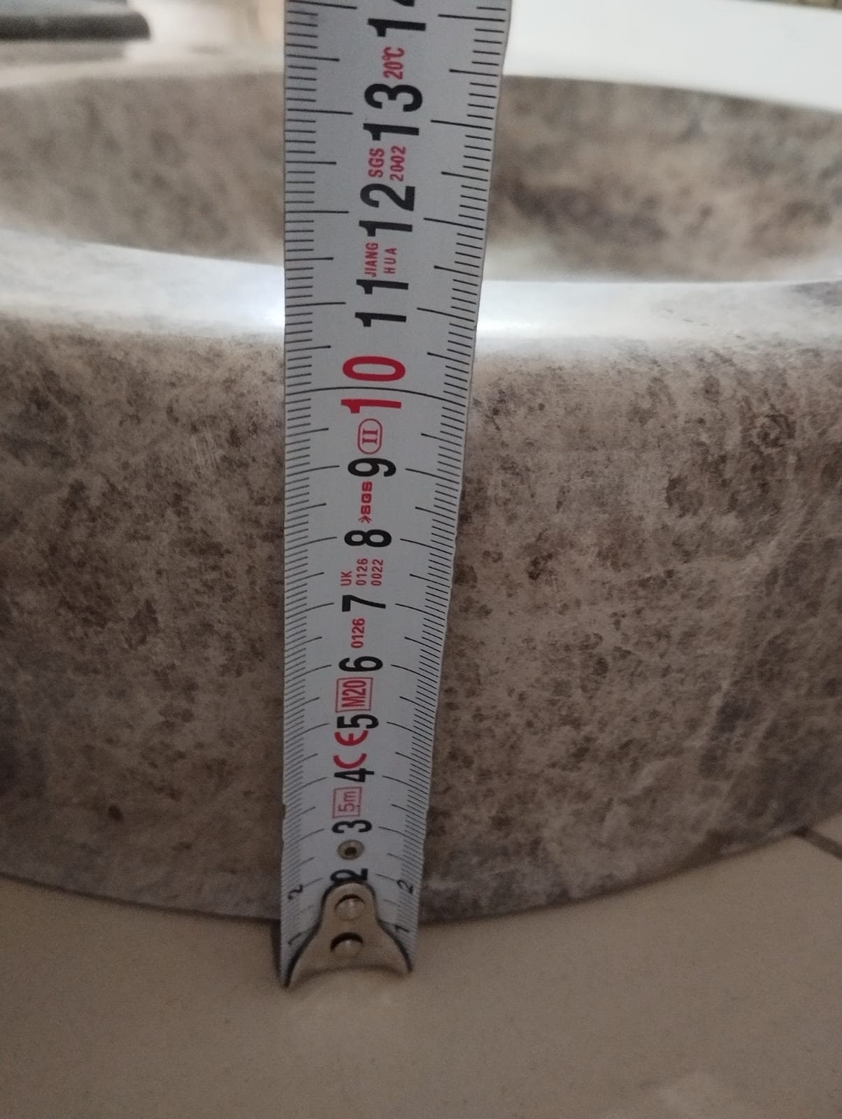 Ready to Ship Dark Emperador Marble Sink Farmhouse Sink Powder Room Sink Calacatta Sink Hand Carved Marble Sink