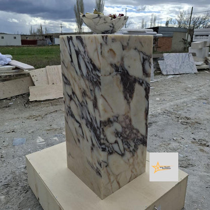 Calacatta Coffee Table, Console, Coffee Table, Marble Table, Table, Home Design Marble Pedestal, Coffee Corner, Base