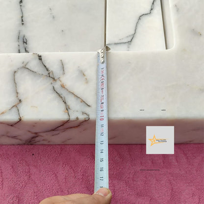 Ready To Ship Calacatta Viola Marble Sink Wall Mounted Sink Farmhouse Sink Calacatta Sink Hand Carved Marble Sink Hidden Drain Wash Basin