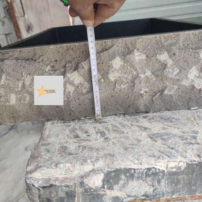 Basalt Black Stone Sink - 100% Natural Stone - Handmade - Stone Sink - Bathroom Design - Countertop Sink -