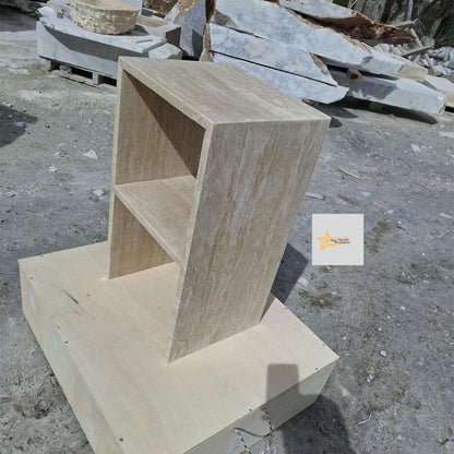 Travertine Coffee Table, Console, Coffee Table, Marble Table, Table, Home Design Marble Pedestal, Coffee Corner, Base