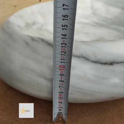 Ready to ship Carrera White Marble Ellipse Sink Farmhouse Sink Powder Room Sink Countertop Sink Hand Carved Marble Sink Sink vanity