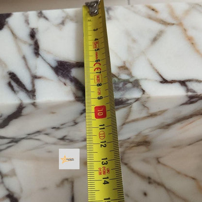 Calacatta Viola Marble Sink Wall Mounted Sink Farmhouse Sink Toilet Room Sink Calacatta Sink Hand Carved Marble Sink Marble Sink