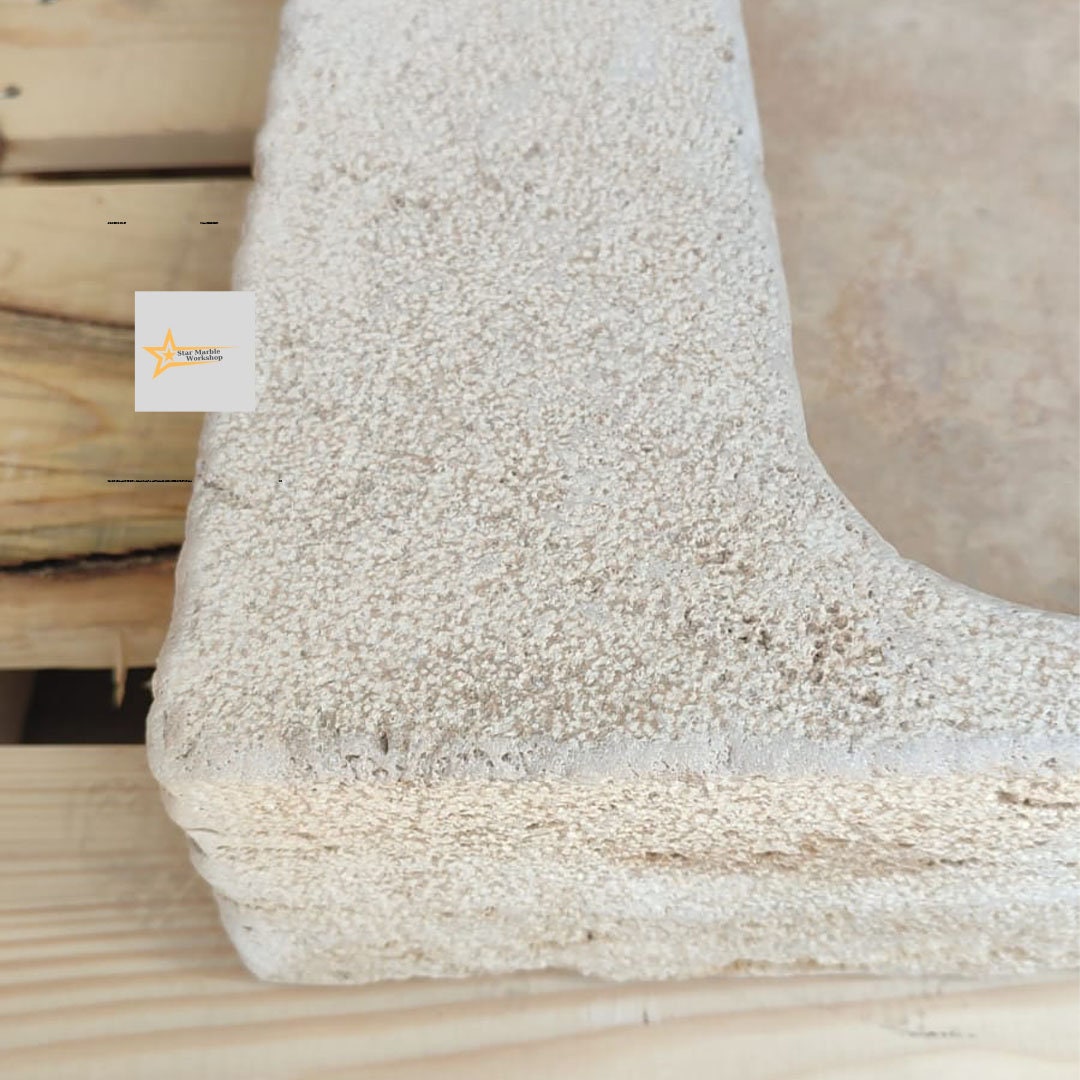 Ready to Ship Travertine Sink Wall Mounted Sink Farmhouse Sink Powder Room Sink Calacatta Sink Hand Carved Marble Sink Bathroom Sink