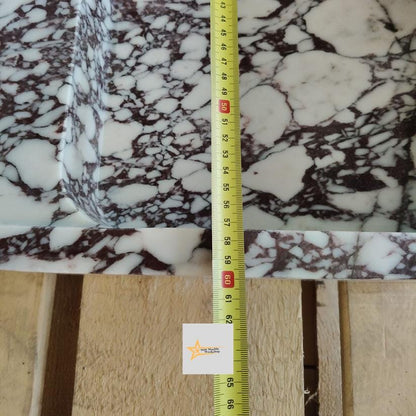 Calacatta Viola Marble Sink Wall Mounted Sink Farmhouse Sink Toilet Room Sink Calacatta Sink Hand Carved Marble Sink Marble Sink