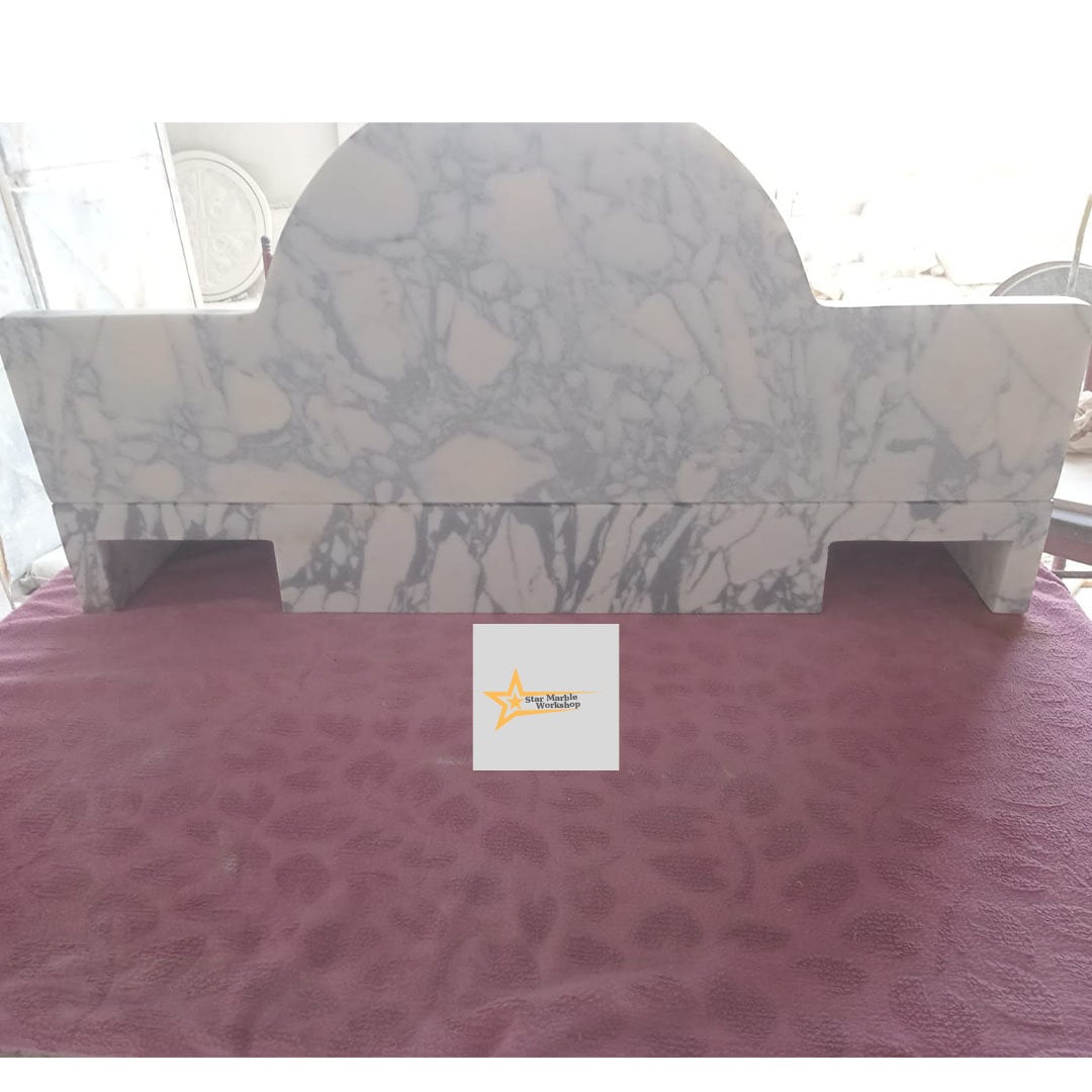 Ready To Ship Calacatta Viola Marble Sink Wall Mounted Sink Farmhouse Sink Powder Room Sink Calacatta Sink  Hand Carved Marble Sink