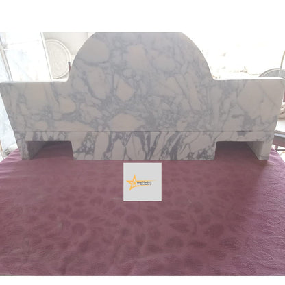 Ready To Ship Calacatta Viola Marble Sink Wall Mounted Sink Farmhouse Sink Powder Room Sink Calacatta Sink  Hand Carved Marble Sink