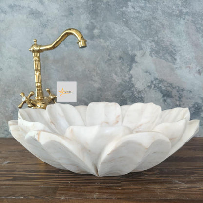 Ready to Ship Sink Counter Top Sink Marble Sink Sink Basin Stone Sink Handmade Sink Powder Room Sink Vessel Sink Bathroom Sink  Stone Sink