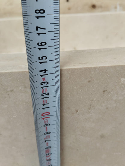 Ready to Ship Travertine  Sink Farmhouse Sink Powder Room Sink Calacatta Sink Hand Carved Marble Sink Bathroom Sink natural stone sink