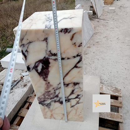 Calacatta Coffee Table, Console, Coffee Table, Marble Table, Table, Home Design Marble Pedestal, Coffee Corner, Base