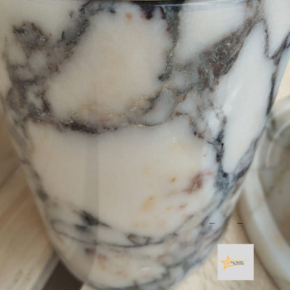 Ready to ship calacatta marble bathroom set Luxury bathroom Marble bathroom set 7 piece bathroom design set