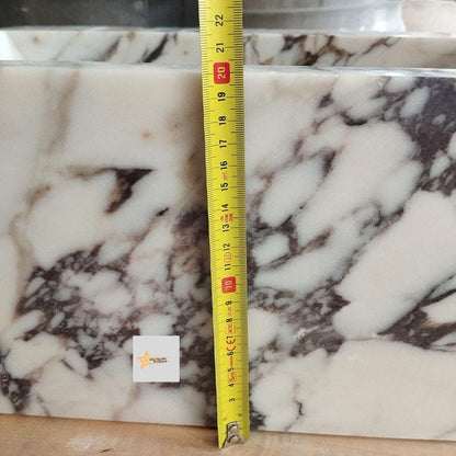 Calacatta Viola Marble Sink Wall Mounted Sink Farmhouse Sink Toilet Room Sink Calacatta Sink Hand Carved Marble Sink Marble Sink