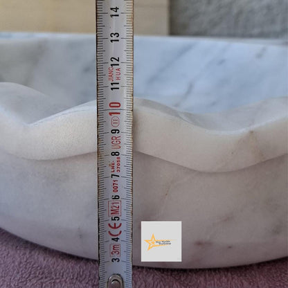 White Marble Sink Wall Mounted Sink Farmhouse Sink Powder Room Sink Hand Carved Marble Sink Sink vanity Sink Vanity